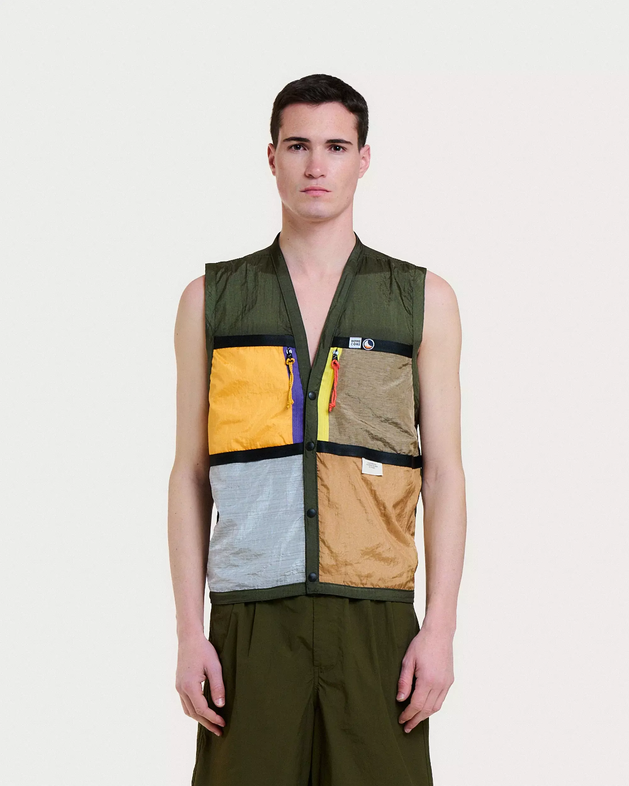 Homecore Light Vest Army Green Weste Herren grün